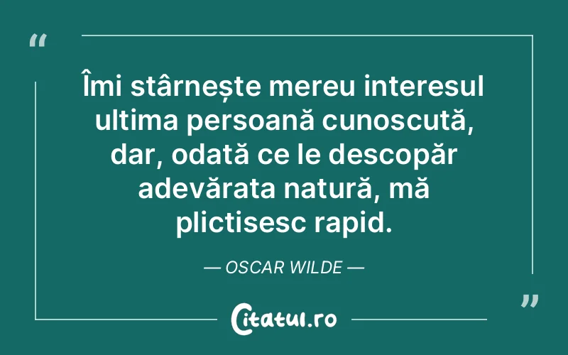 Citat Oscar Wilde - citate oameni