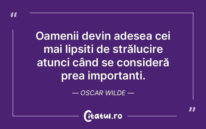 Citat Oscar Wilde - citate oameni