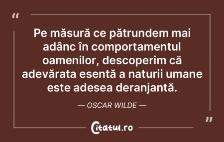 Experiența nu este morală; ea reprezin... Experiența nu este morală; ea reprezin...