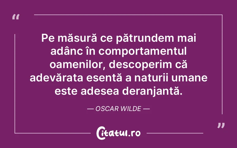 Citat Oscar Wilde - citate oameni