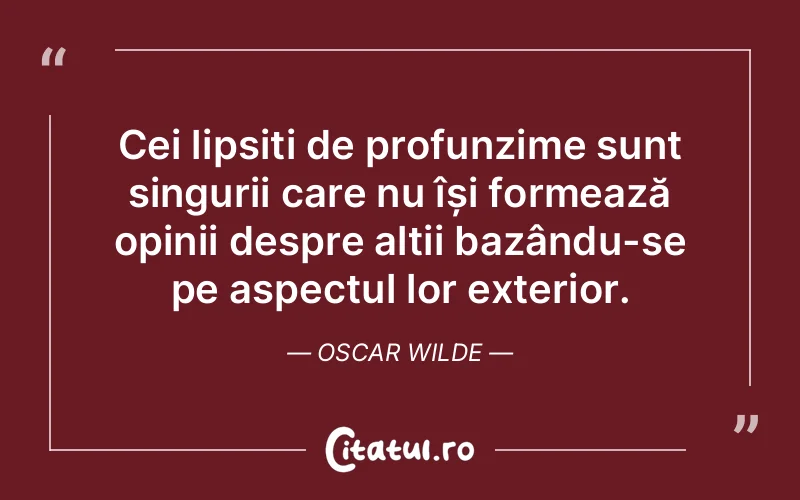 Citat Oscar Wilde - citate oameni