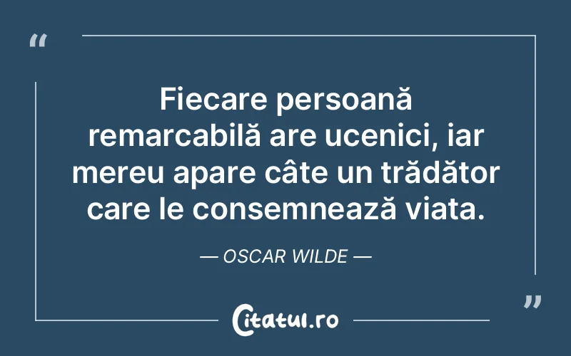 Citat Oscar Wilde - citate oameni