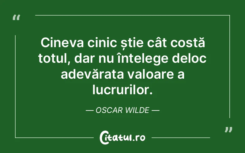 Citat Oscar Wilde - citate oameni