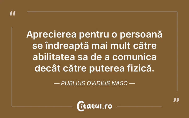 Citat Publius Ovidius Naso - citate oameni
