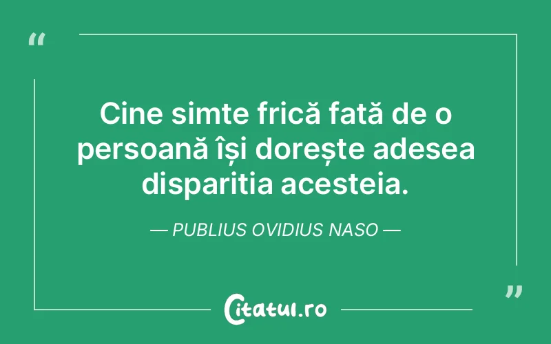 Citat Publius Ovidius Naso - citate oameni