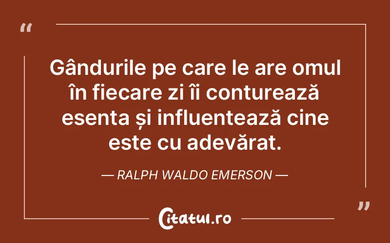 Citat Ralph Waldo Emerson - citate oameni