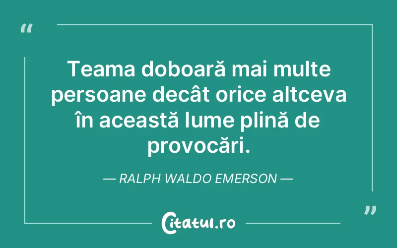 Citat Ralph Waldo Emerson - citate oameni
