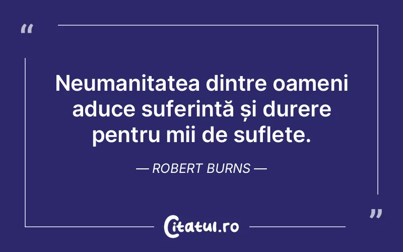 Citat Robert Burns - citate oameni