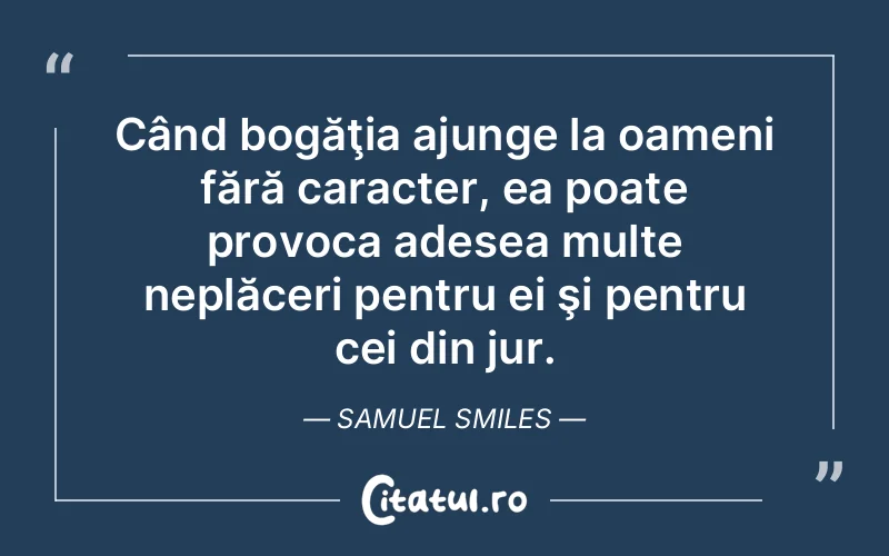Citat Samuel Smiles - citate oameni