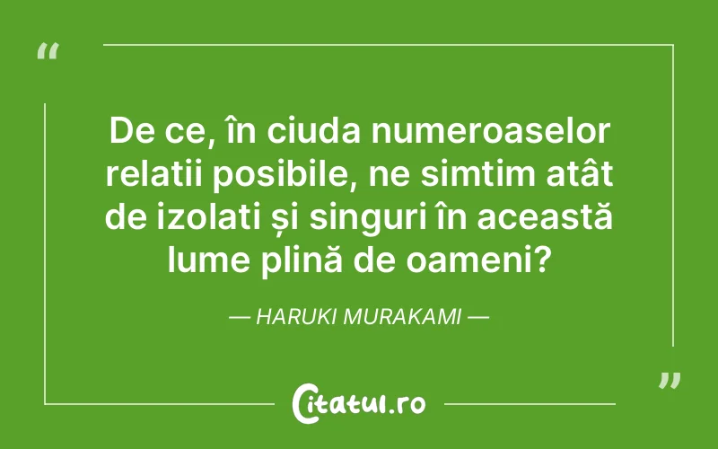 Citat Haruki Murakami - citate oameni