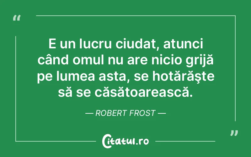 Citat Robert Frost - citate oameni