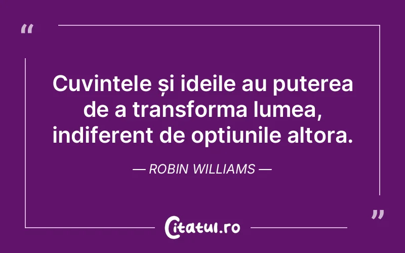Citat Robin Williams - citate oameni