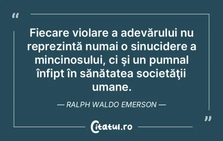 Caută în sufletul tău, căci adevăru...