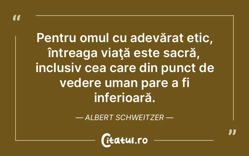 Citat Albert Schweitzer - citate oameni