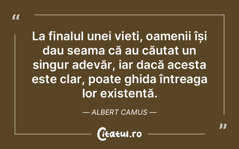 Citat Albert Camus - citate oameni