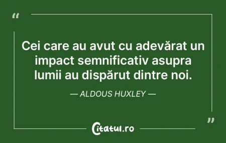 Este important să te prețuiești așa ...