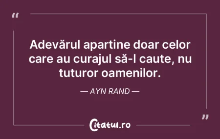 Nu toți oamenii sunt pregătiți să pr...