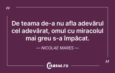 Minciuna este un asasinat al conștiinț...