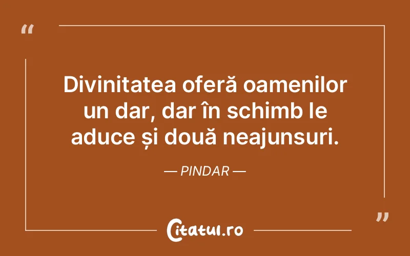 Citat Pindar - citate oameni