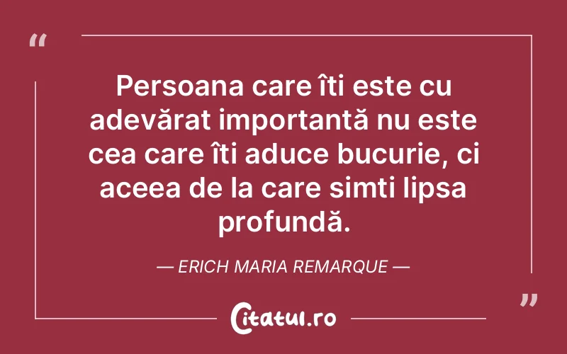 Citat Erich Maria Remarque - citate oameni