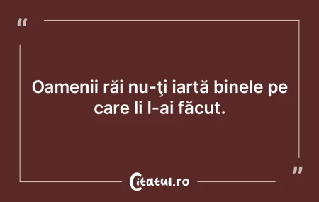 Cunoşti foarte bine caracterul omului d...