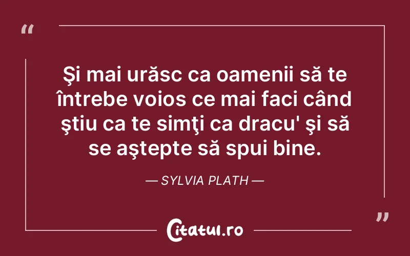 Citat Sylvia Plath - citate oameni
