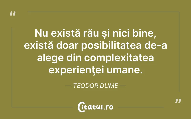 Citat Teodor Dume - citate oameni