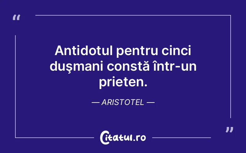 Citat Aristotel - citate prietenie