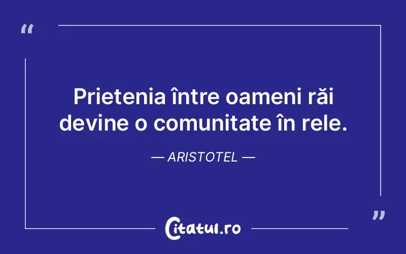 Citat Aristotel - citate prietenie