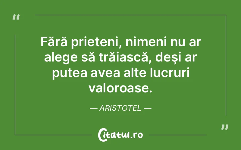 Citat Aristotel - citate prietenie