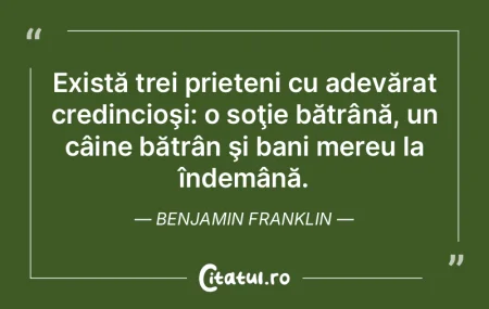 Există trei prieteni cu adevărat credi...