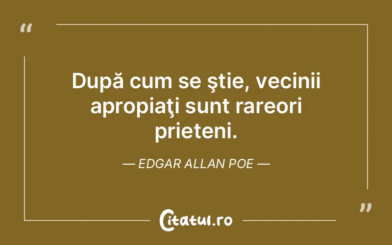 Citat Edgar Allan Poe - citate prietenie