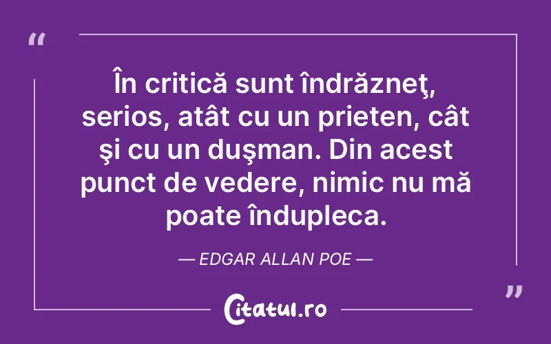 Citat Edgar Allan Poe - citate prietenie