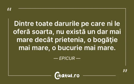 Dintre toate darurile pe care ni le ofer...