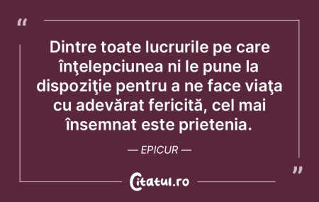 Dintre toate lucrurile pe care înţelep...