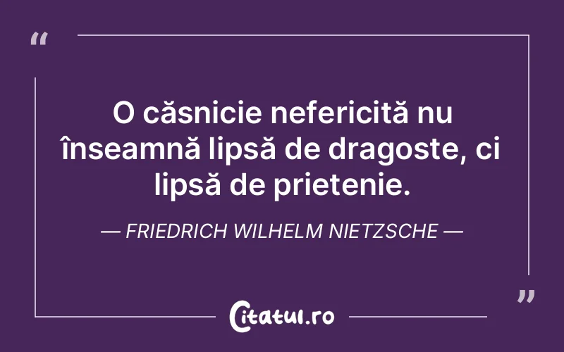 Citat Friedrich Wilhelm Nietzsche - citate prietenie