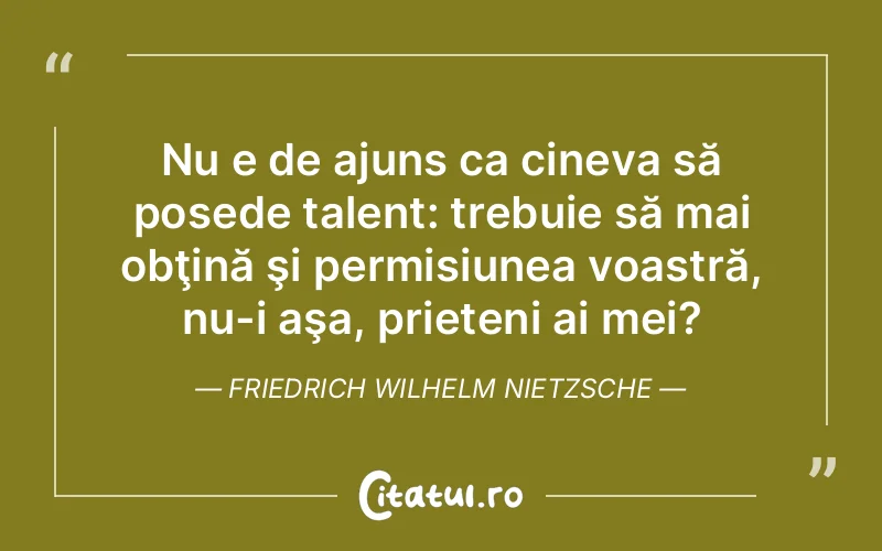 Citat Friedrich Wilhelm Nietzsche - citate prietenie