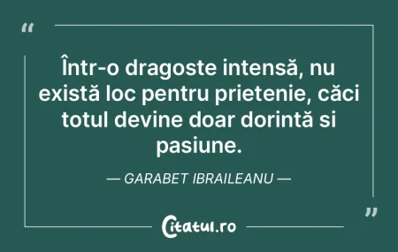 Într-o dragoste intensă, nu există lo... Într-o dragoste intensă, nu există lo...
