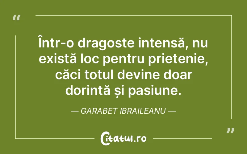 Citat Garabet Ibraileanu - citate prietenie