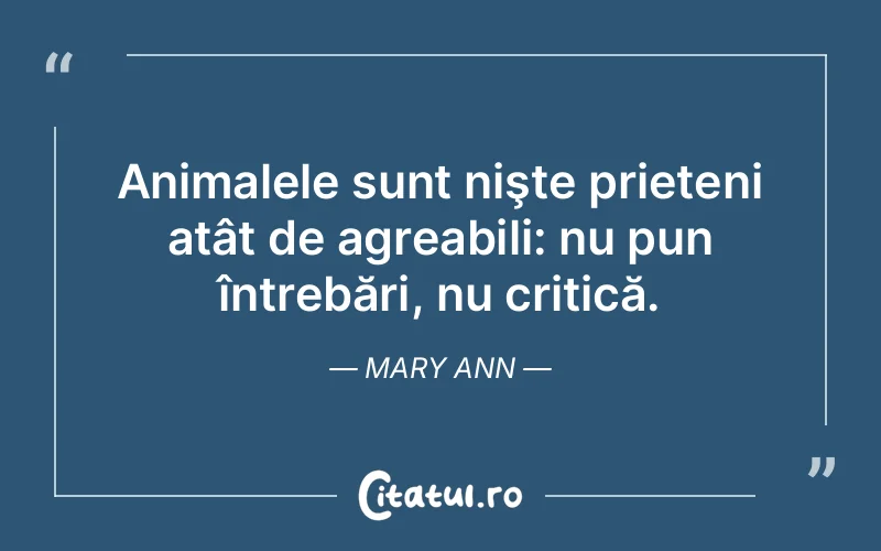 Citat Mary Ann - citate prietenie