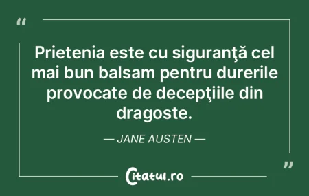 Prietenia este cu siguranţă cel mai bu...