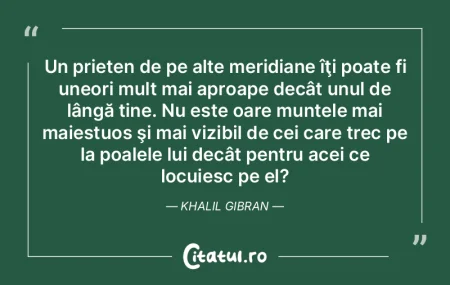  Un prieten de pe alte meridiane îţi p...