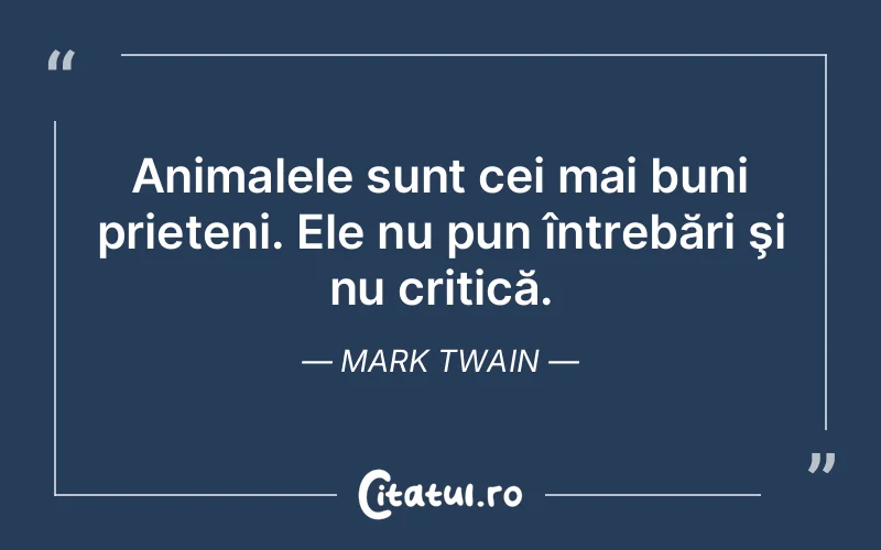 Citat Mark Twain - citate prietenie