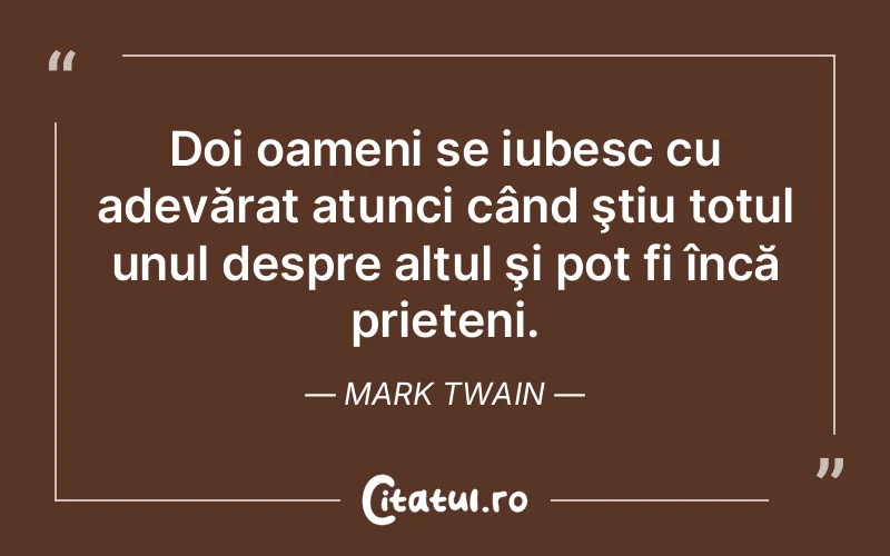 Citat Mark Twain - citate prietenie