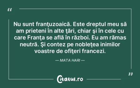  Nu sunt franţuzoaică. Este dreptul me...