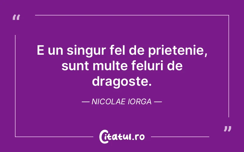 Citat Nicolae Iorga - citate prietenie