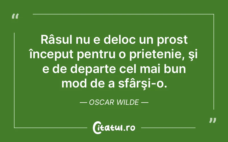 Citat Oscar Wilde - citate prietenie