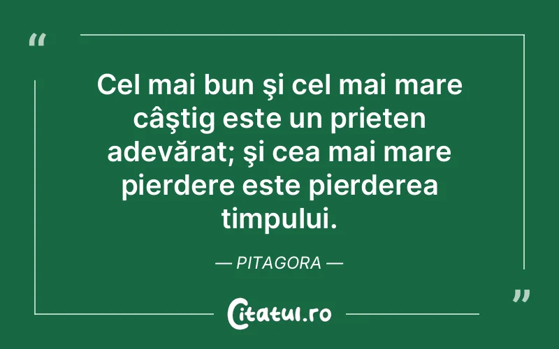 Citat Pitagora - citate prietenie
