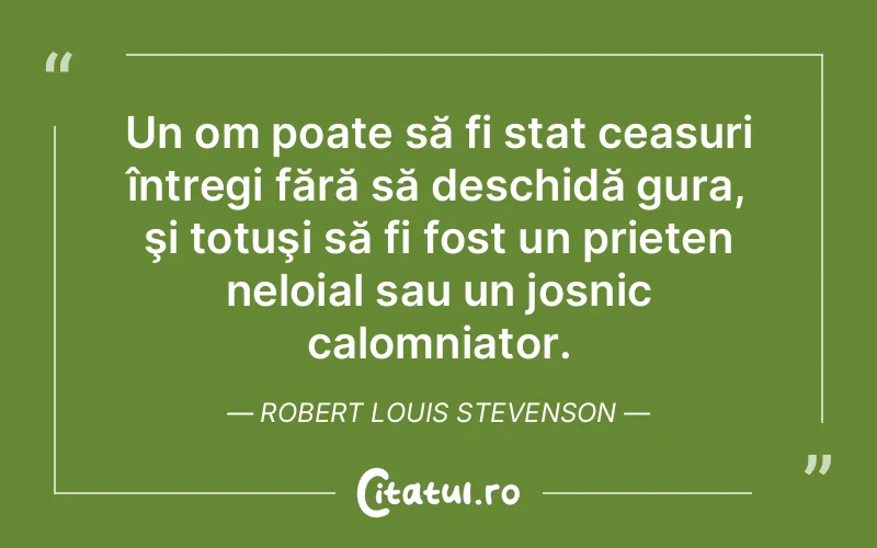 Citat Robert Louis Stevenson - citate prietenie