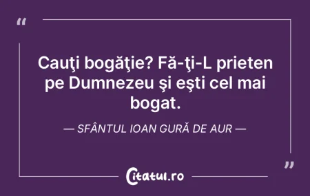 Cauţi bogăţie? Fă-ţi-L prieten pe D...